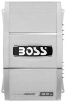BOSS Audio Systems CH802 CHAOS 800-Watt Full Range, Class AB 2-8 Ohm Stable 2 Channel Amplifier with Remote Subwoofer Level Control