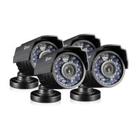 Swann SRPRO-810AWB4-US 720 4 Pack Add-On Bullet Camera, White