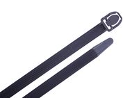 SecuriTie CTQT29-2005 Releasable Cable Ties, 28 Inch., 200 Lbs. Tensile Strength, Wire & Cord Management / Industrial / Household Use, Nylon Zip Tie, 5 Pk, UV Black