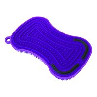 Kuhn Rikon 20187 Stay Clean 3-in-1 Scrubber Purple