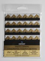 CANSON 100510401 Self Adhesive Photo Corners, Gold