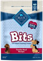 Blue Buffalo BLUE Bits Natural Soft-Moist Training Dog Treats, Beef Recipe 16-oz bag