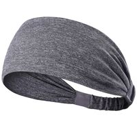 Gray Yoga Running Headbands for Women Men No Slip Sweat Band Workout Sports Fitness Exercise Tennis Dance Bandana Multi Dry Fit Accessories Studio