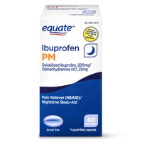 Evaxo Eq Ibuprofen Pm Soft Gels 40ct 25mgEq Ibuprofen Pm Soft Gels 40ct 25mg.Pack of 3.