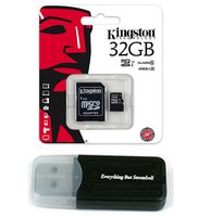 32GB Kingston Micro SDHC Class 10 UHS-1 32G Memory Card works with Samsung Galaxy S8, S8+, S8 Note, S7, S7 Edge, S5 Active, S4, S3, S Tab Cell Phone with Everything But Stromboli Card Reader