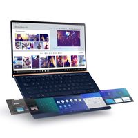 Asus ZenBook 14 Ultra-Slim Laptop 14" Full HD NanoEdge Bezel, Intel Core i7-8565U, 16GB RAM, 512GB PCIe SSD, GeForce MX250, Innovative Screenpad 2.0, Windows 10 Pro, UX434FL-DB77, Royal Blue