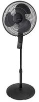Lasko S16612 Oscillating 16″ Adjustable Pedestal Stand Fan with Timer, Thermostat and Remote for Indoor, Bedroom, Living Room, Home Office & College Dorm Use, 16 inch, Black Premium