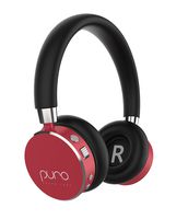 Puro Sound Labs BT2200 Volume Limited Kids' Bluetooth Headphones - Safer Headphones for Kids - Lightweight & Durable - Studio-Grade Audio Quality & Noise Isolation -Carrying Case (Red)