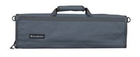 Messermeister 8-Pocket Heavy Duty Nylon Padded Knife Roll, Luggage Grade and Water Resistant, Gray