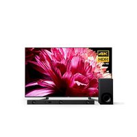 Sony X950G 65 Inch TV: 4K Ultra HD Smart LED TV with HDR - Z9F 3.1ch Dolby Atmos Sound Bar and HT-Z9F Wireless Subwoofer - 2019 Model