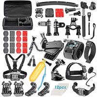 VanteexPro 60-in-1 Accessories Bundle Kit for Gopro Hero 8 7 6 5 4 3+ 3 2 1 Camera Accessories Combo Kit