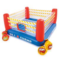 Intex Jump-O-Lene Boxing Ring Inflatable Bouncer, 89" X 89" X 43.5", for Ages 5-7