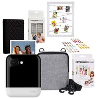 Polaroid POP 2.0 2 in 1 Instant Print Digital Camera (White) Starter Kit with Soft Case