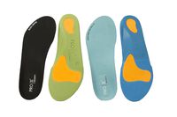 WellBeing Pro 1 Pair of Each The Titan and Worx Series Insoles XL/ 10-11.5 - UK Green Blue