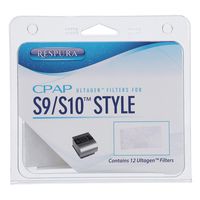 RESPURA AG36851:R S9/S10 Style Ultagen Disposable CPAP Filter, 12-Pack