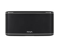 RIVA FESTIVAL Smart Speaker Mid-Size Wireless for Multi-Room music streaming and voice control works with Google Assistant (Black)