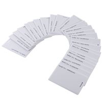UHPPOTE Contactless 125kHz RFID Proximity Smart Card 1.8mm Thick for Access Control & Time Attandance (Pack of 50)