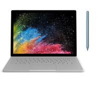 Microsoft Surface Book 2 13.5" PixelSense 3000x2000 Touch-Screen 2 in 1 Laptop, Core i5 Gen 8th Porcessor, 8GB RAM, 256GB SSD, Quad-Core up to 3.6 Ghz, USB-C, Win 10 Pro w/Surface Pen - Aqua