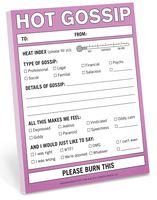 Knock Knock 12092  Nifty Note Pad, Hot Gossip