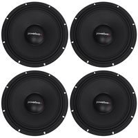 4 PowerBass XPRO-10/8 10" 2000W Pro Audio Midbass/Midrange Driver 8Ohm Speakers