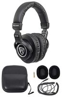 Rockville PRO-M50 Studio Stereo Headphones+Detachable Cable+Case+Extra Ear Pad