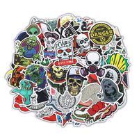 Sweetures Hallowee Stickers Pack for Laptop Horror Skull Stickers and Decals Car Luggage Bicycle Motorcycle Computer Skateboard Snowboard Water Bottle Graffiti Vinyl Decal Pack Sticker Bomb (100pcs)