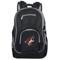 NHL Arizona Coyotes Colored Trim Premium Laptop Backpack