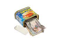 BigMouth Inc SPAM Can Safe - Great Hiding Place for Storing Valuables, 3" x 3" x 4.5"