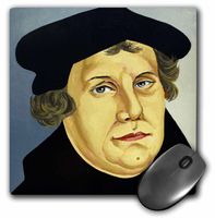 3dRose LLC 8 x 8 x 0.25 Martin Luther German Reformer Engraving Prisma Mouse Pad (mp_83116_1)