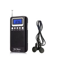 AM FM Portable Digital Radio Head Phones & Alarm Clock. Great Reception, Compact Pocket Radio w Extending Antennae. Uses 2 AAA Batteries. Great for Emergencies, Camping, Power Outage as a Gift