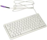 Cherry Electronics G84-4100LCAUS-0 Series G84-4100 Ultraslim Keyboard, US 83 Key, Mechanical Keyswitches with Lasered Keycaps, 11.10" W x 5.20" D x 1.02" H, Light Gray