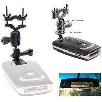 Easy Install Car Truck Rear View Mirror Radar Detector Mount for Escort Max / Max2 / Max 2 / Max II / Max360 Radar (NOT Compatible with MAX360C Magnetic Cradle Radar)