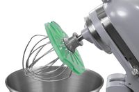 Whisk Wiper PRO for Stand Mixers - Mix Without The Mess - The Ultimate Stand Mixer Accessory - Compatible With KitchenAid Tilt-Head Stand Mixers - 4.5qt, 5qt (Color: Aquamarine)