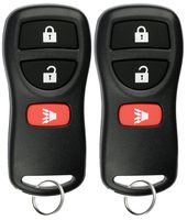 KeylessOption Keyless Entry Remote Control Car Key Fob Replacement for KBRASTU15, CWTWB1U733 (Pack of 2)