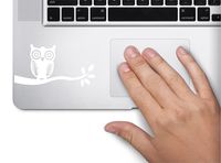 Night Owl on Branch Symbol Decal Funny Laptop Skin Macbook Trackpad Keypad Sticker Window