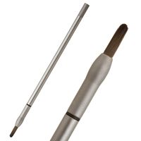 Nomad Flex Long Tip Paint Brush Stylus by Nomad Brush | The Nomad Stylus Drawing Stylus for iPad (Silver)