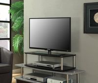 Convenience Concepts Designs2Go 2-Tier TV Swivel Board for Flat Panel TV's Up to 32-Inch or 60-Pounds, Black
