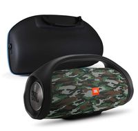 JBL Boombox Portable Bluetooth Waterproof Speaker Bundle with divvi! Molded Hardshell Speaker Case - Camouflage