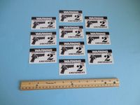 10 Warning Property Protected By 2nd Amendment Home Security System Window Decals Stickers - Stock # 723