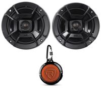 (2) Polk Audio DB652 6.5" 300w Car/Marine/Motorcycle Speakers+Speaker