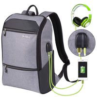 Laptop Backpack for Men/Women Computer Bag with USB and Headphone Port