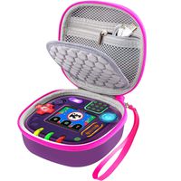 COMECASE Case for Leapfrog Rockit Twist Handheld Learning Game System, Perfect Toy Box Storage for Kids Children -Purple