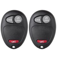 ECCPP Replacement fit for 315MHz 2PCS Keyless Entry Remote Control Car Key Fob Chevrolet Colorado Venture/GMC Canyon/Hummer H3 H3T/ Isuzu i-280 i-290 I-350 i-370 L2C0007T L2COOO7T