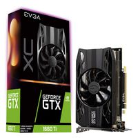 EVGA GeForce GTX 1660 Ti XC, Overclocked, 2.75 Slot Extreme Cool, 65C Gaming, 6GB GDDR6, 06G-P4-1263-KR