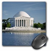 3dRose LLC 8 x 8 x 0.25 Inches Washington DC. Jefferson Memorial Tidal Basin Brent Bergherm Mouse Pad (mp_88974_1)