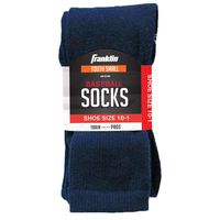 Franklin Sports Youth Baseball Socks - Baseball and Softball  Socks - Navy - Small