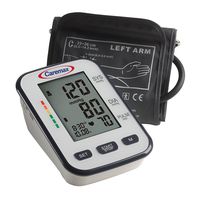 Caremax Medical Professional Automatic Blood Pressure Cuff - Aneroid Sphygmomanometer with Durable Carrying Case by Paramed - Lifetime Calibration for Accurate Readings - Black