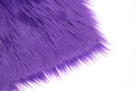 Faux Mongolian Fur Photography Prop, Newborn Prop, Basket Stuffer, Layering Blanket, Rug (Medium, 20"x36", Purple)