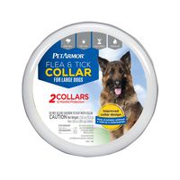 PetArmor Flea & Tick Collar for Large Dogs, Flea and Tick Prevention, Each Collar Protects for 6 Months, 2 Collars Included
