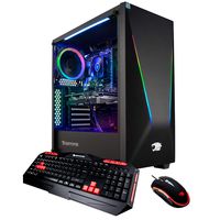iBUYPOWER Pro Gaming PC Computer Desktop TracePro 113A (AMD Ryzen 7 3700X 3.6GHz, NVIDIA Geforce RTX 2070 Super 8GB, 16GB DDR4-2666 RAM, 1TB HDD, 240GB SSD, WiFi Included, Windows 10, VR Ready) Black